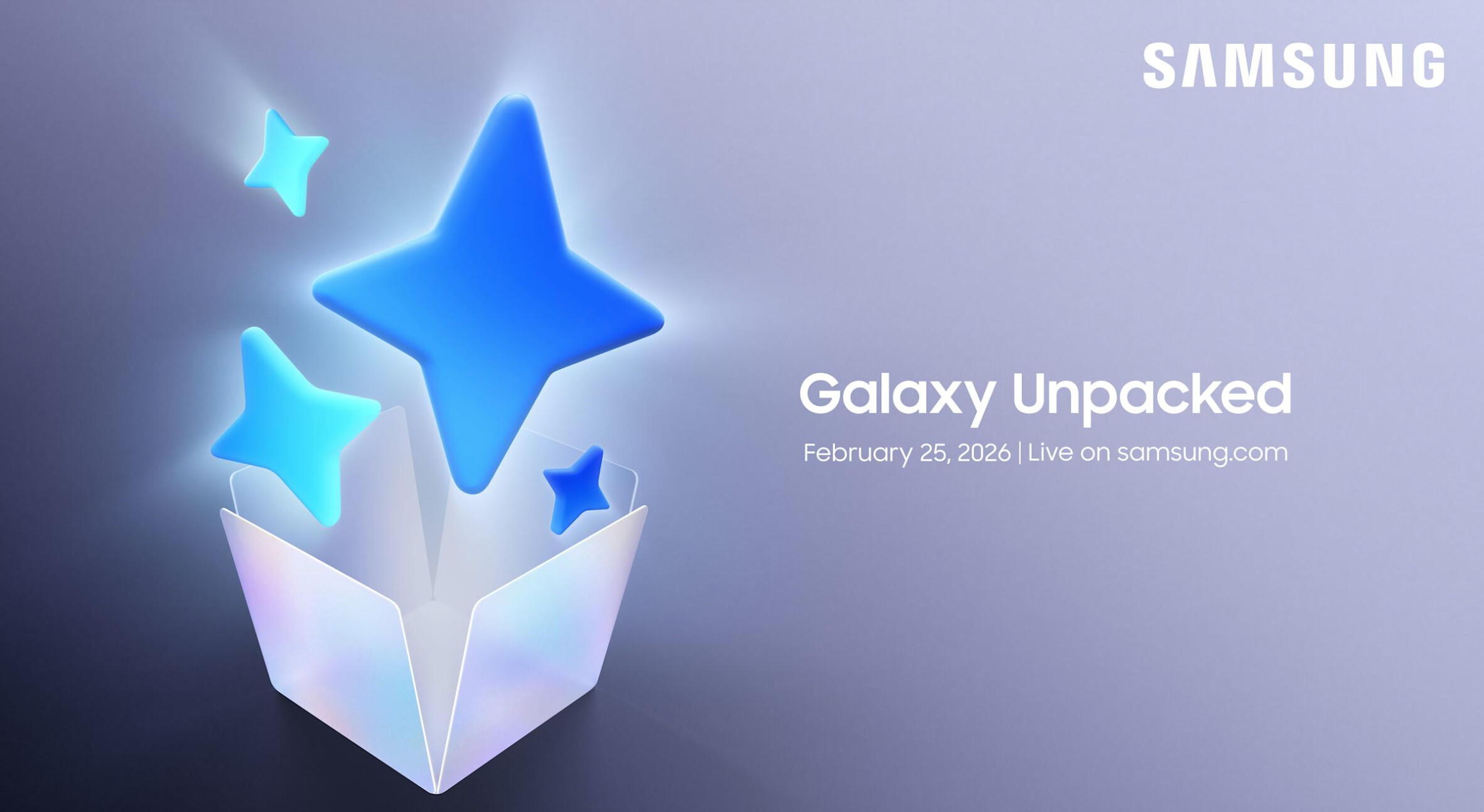 Galaxy Unpacked 25 de Fevereiro 2026